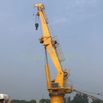Q345B Marine Steel HS Telescopic Boom Vessel Crane