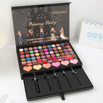 Low Moq Custom Logo Shiny Highlighter 3-in-1 Makeup Kit