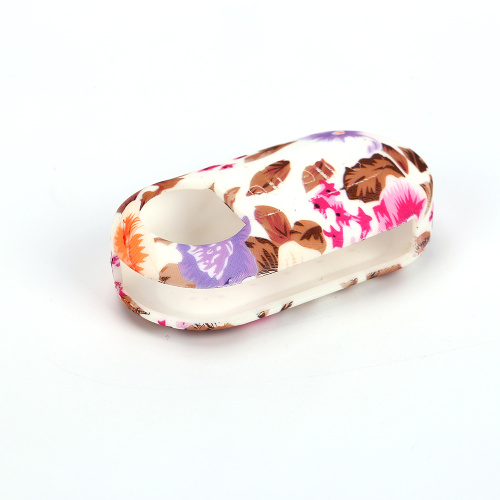 Flower color fiat punto silicone car key cover