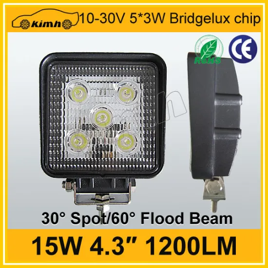 Hotsale car accessory high quality 15w led work light