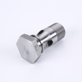 Construction Machinery Accessories Customized OEM Special Knurled Hex Head Stainless Steel Hollow Bolts Supplier