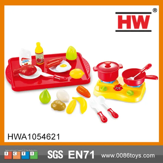 plastic food cutting toy kids play kitchen