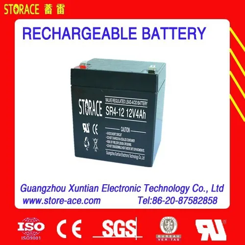 Electric toys battery 12v 4ah rechargeable battery