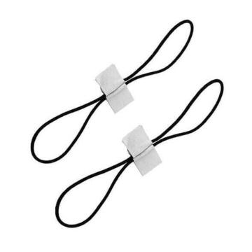 White Elastic Velcro Hook and Loop Strap