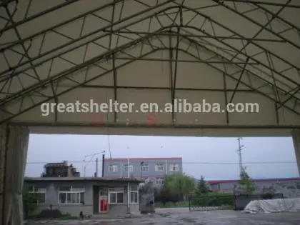 low cost workshop building fabric covered workshop structure