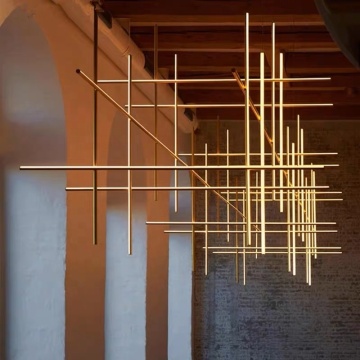 Modern Italy Design Tube Rods Chandelier Pendant Light
