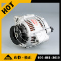 600-861-3610 alternator PC130-8 for komatsu excavator parts