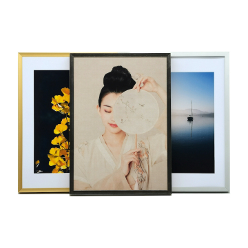 China Supplier Colourful Brushed Aluminum Picture Frames for Interior Decoration