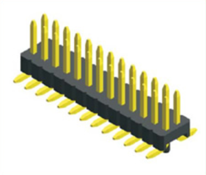 0,8 mm Pin Başlığı Çift Sıra SMT Tipi