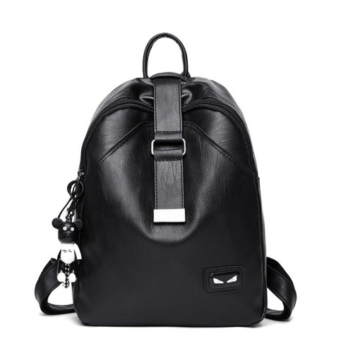 New fashion leather lady double shoulder backpack