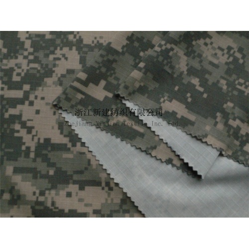 Rip-stop Nylon Cotton Blend Camouflage Fabric