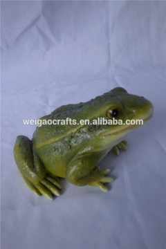 cute small frog resin animal figurine for home decor
