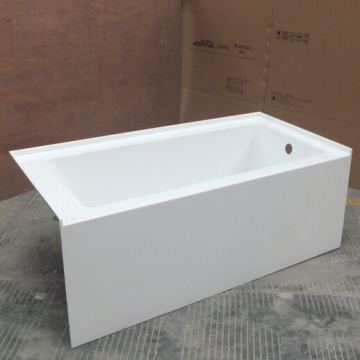 Apron Skirted Integrated Spectra Soaker Tub