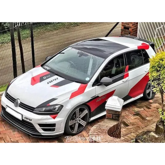 Car sticker FOR Volkswagen Golf 7 GTI racing decoration personalized custom car pull sticker