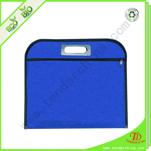 For Office And School Use Nylon Zipper A4 Document Bag