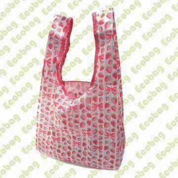 Polyester/Nylon Tote Bag, Foldable