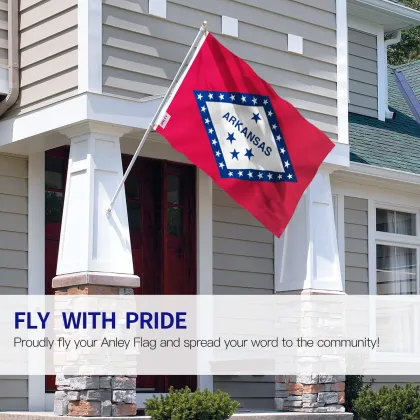 New Design Breeze Arkansas State Polyester Flag