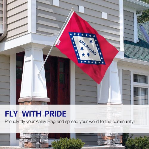 New Design Breeze Arkansas State Polyester Flag
