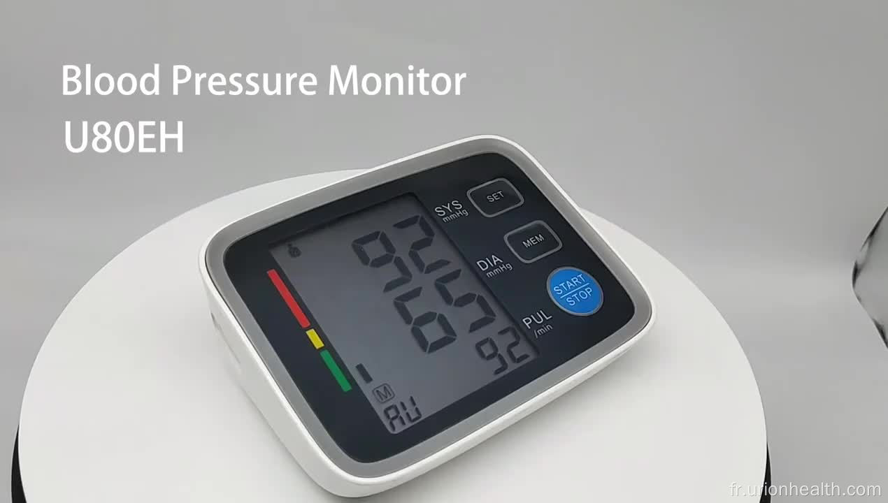 Moniteur de pression artérielle Bluetooth approuvée par la FDA CE