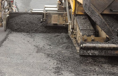 Glasfiber belagt med bitumen / asfalt