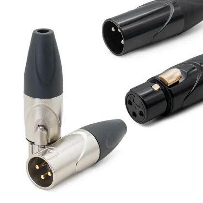 Hot Selling 3-Pin XLR Female to Male Cannon Connector