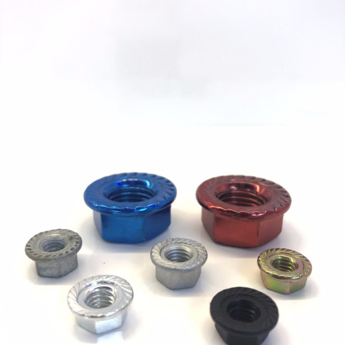 Din6923 Hex Serrated Flange Nut M16, High Quality Din6923 Hex Serrated Flange Nut M16 on