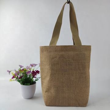 Recycle Burlap Tote Bag For Picnic