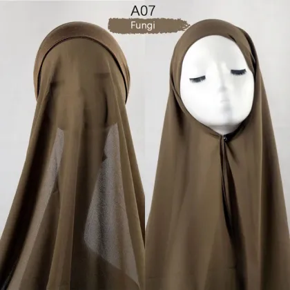 Instant Adjustable Muslim Chiffon Hijab Shawl