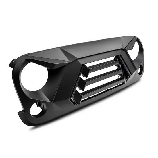 N2 2024 Jeep Grills 5 Style with Daytime Light & Turn Signal Lights Upgrade for Jeep Wrangler JK 2007-2018/ JL 2018-ND