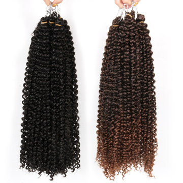 AliLeader Passion Twist Hair 18 Inch Long Bohemian Braid Freetress Crochet Braiding 30 Strands Synthetic Natural Hair Extension