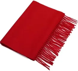 Men's Scarf, Fashion Cashmere Feel Scarves for Men Winter Autumn with Tassels Fringes Long