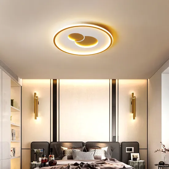 INSHINE Golden Bedroom Ceiling Lamps