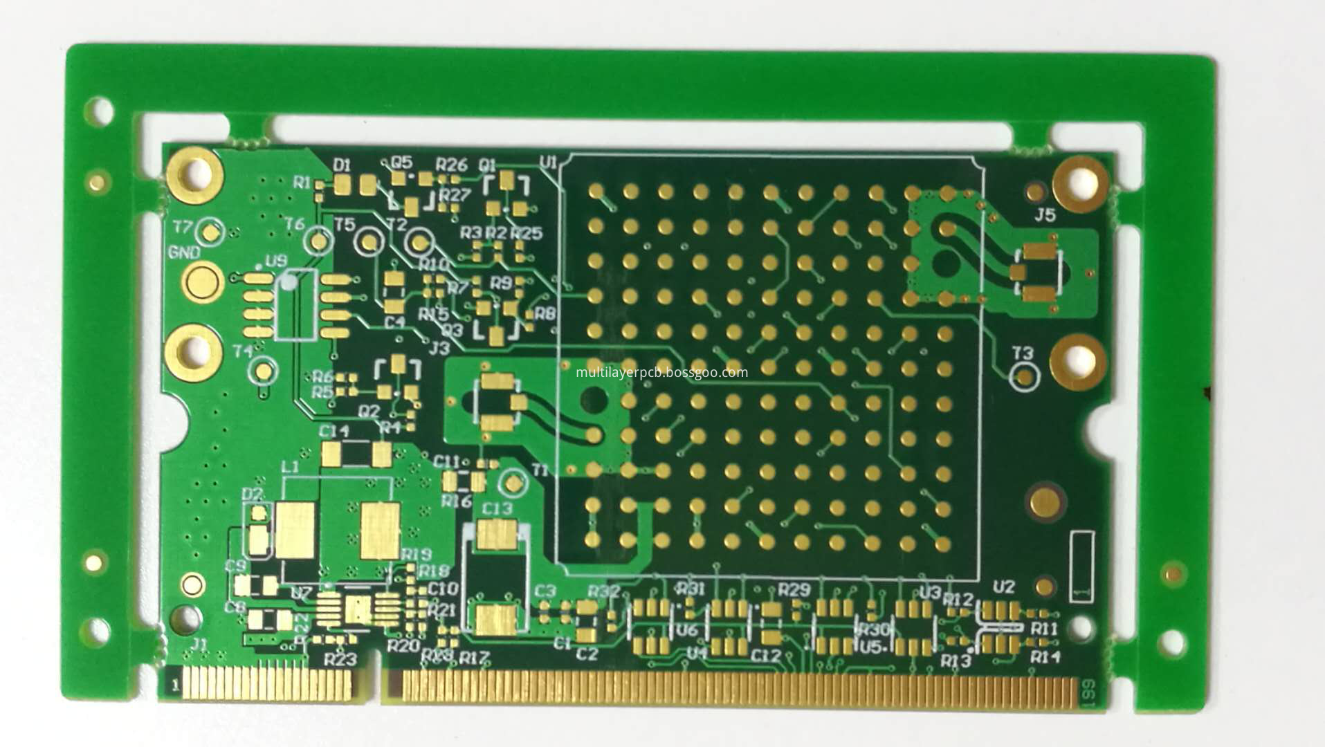 Gold finger circuit board