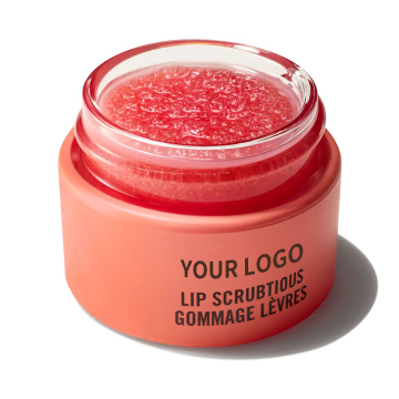 Private Label Vegan Sugar Lip Scrub with Natural Jojoba Oil for Smooth, Soft Lips
