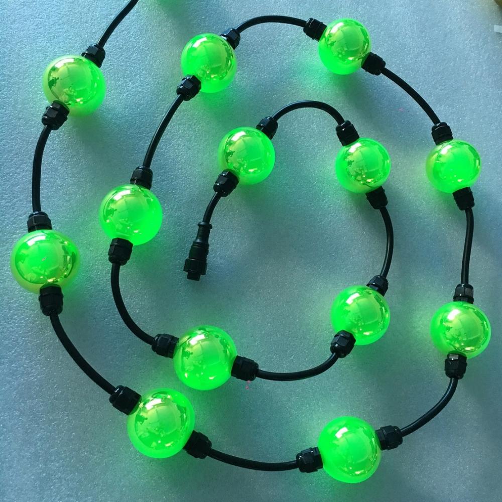 360 გრადუსიანი ფერადი RGB Pixel Ball Light String