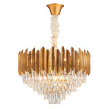 LEDER Beaded Metal Ceiling Chandelier