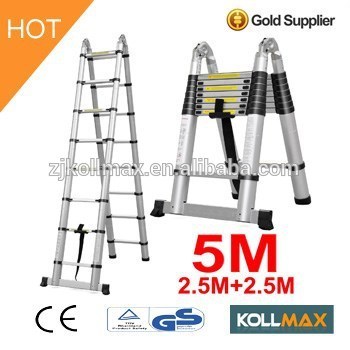 EN131 Aluminium Extension Telescopic Joint Ladder