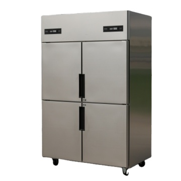 Stainless Steel 4-Door Upright Catering Refrigerators and Freezers