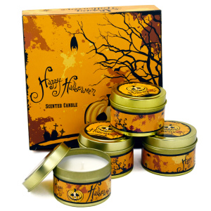 Long Lasting Scented Candle With Lid For Halloween