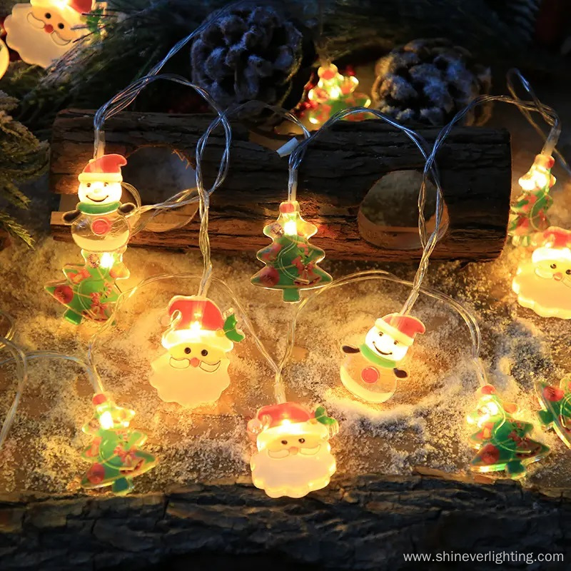 Indoor Christmas Santa Claus Decor String Light