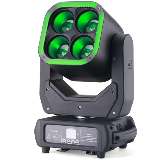 Professional RGB Moving Head DJ Light for Disco, KTV, Club, and Party - 4X60W DMX512 Zoom Wash Stage Light