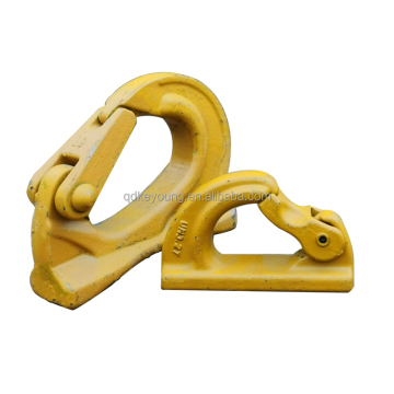 Weld On Hook Drop Forged G80 Lifting Point Hardware Powder Coated