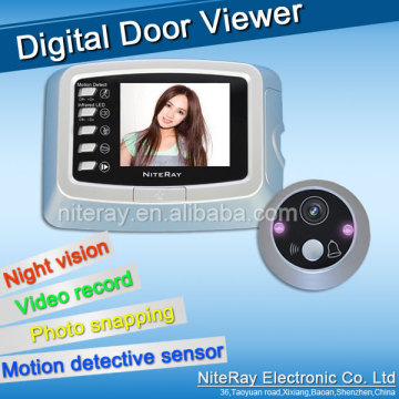 Motion Detect Door Peep Hole Viewer IR Door Eye Viewer