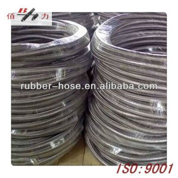 smooth cover hose with SS 304braided