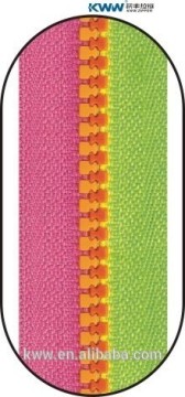 derlin zipper (4 colors Tape & Teeth) on hot sale and high quality free sample