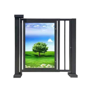 Customized Automatic Entrance Gates Advertising Door price