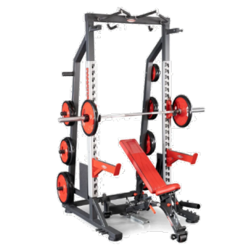 Rak olympic power rack mesin jongkok