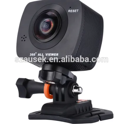 The best Dual lens WiFi Panoramic VR 360 Camera Mini 4k Sports 360 degree camera DV panoramic 360 wifi camera ip 360 cam