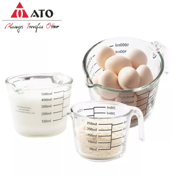 High Borosilicate Glass Measuring Cups set Measuring Jug