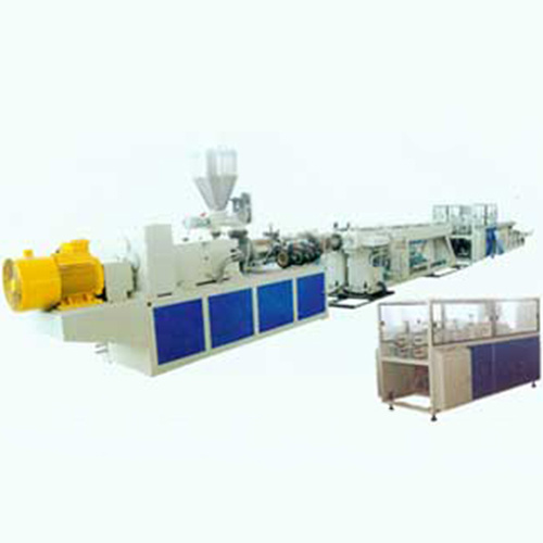 UPVC One-Mould Two-Pipe Fire-Resistance Pull-Through Pipe Production Line